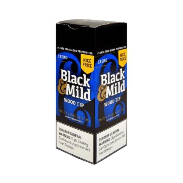 Black & Mild Wood Tip Nice Price Cigars – 25ct