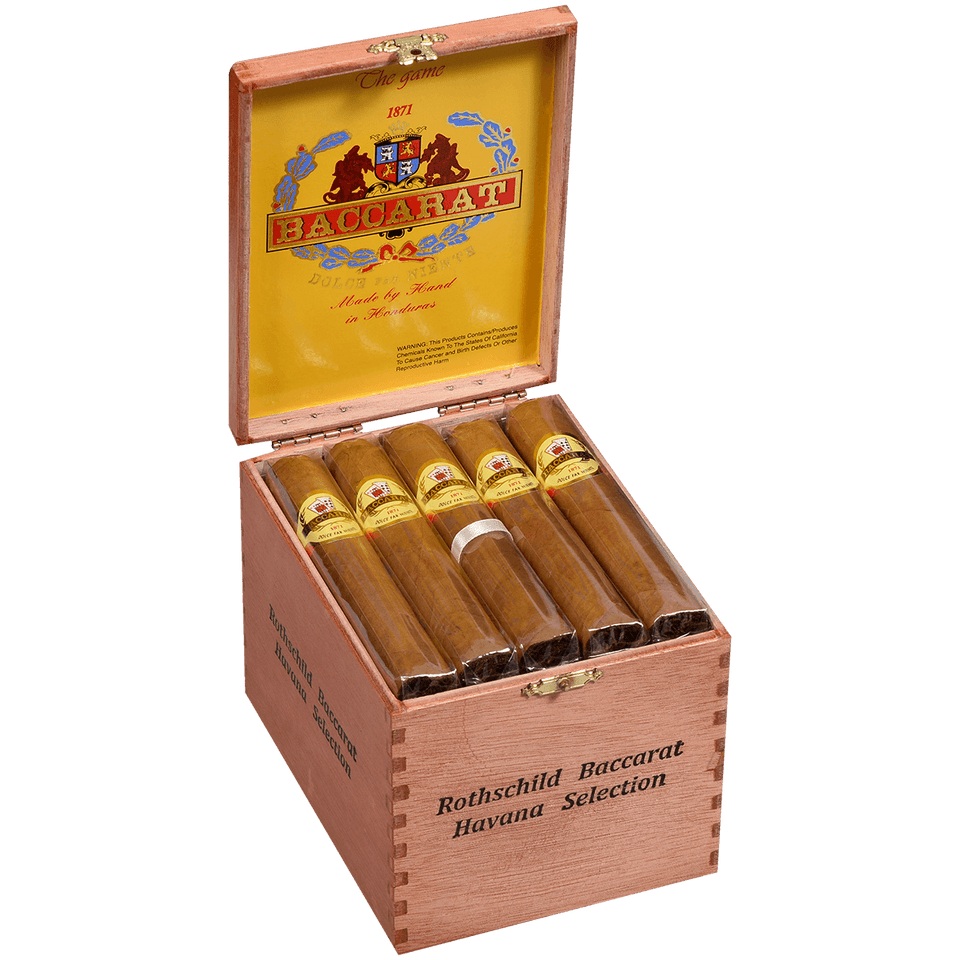 Baccarat Rothschild Havana Selection Box of 2504 Cigardepotus Baccarat Rothschild Havana Selection 5 X 50 Box of 25 Cigardepotus