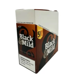 Black Mild Jazz Plastic Tip Cigars 50 Count 10 × 5-Packs