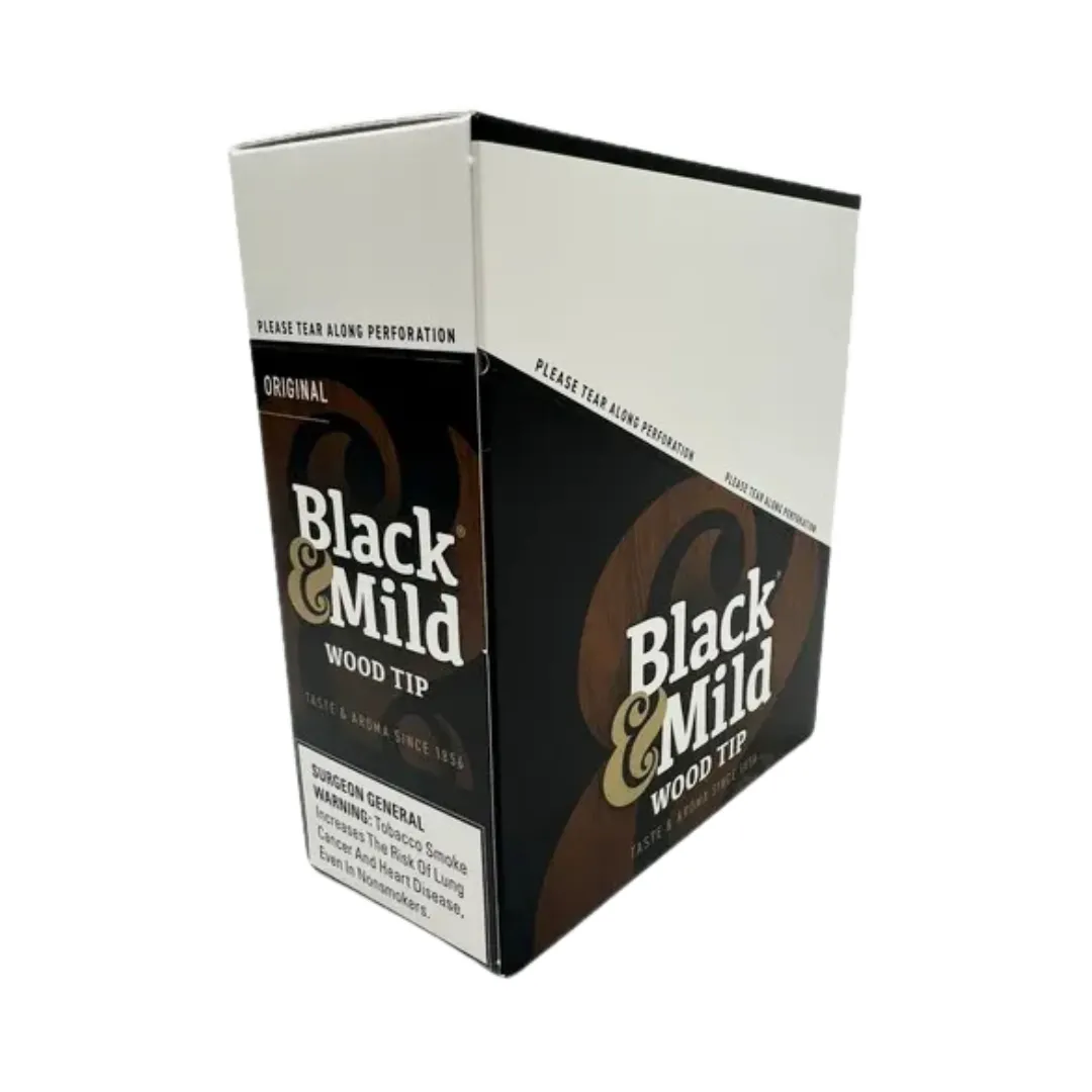 Black & Mild Wood Tip Cigars | 50 Count Box