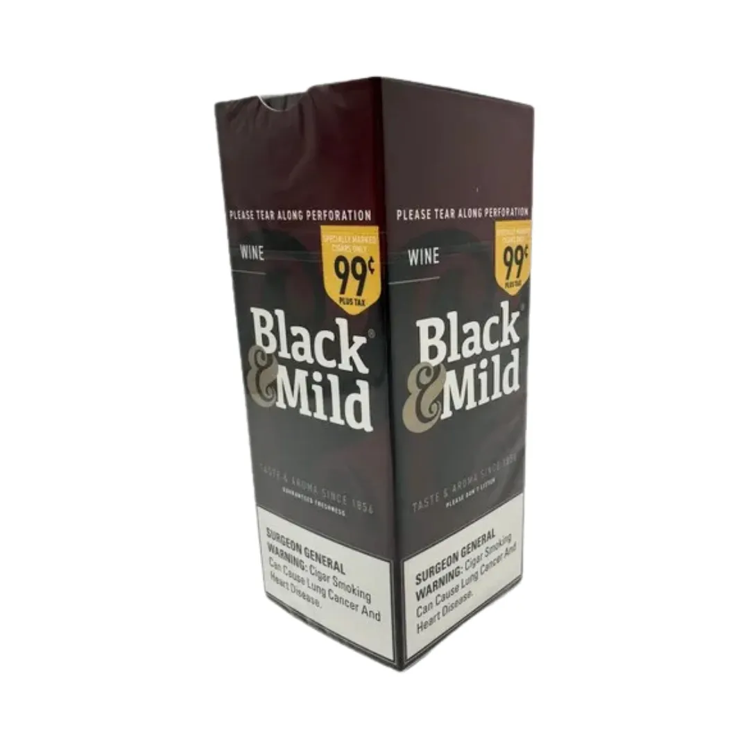 black & mild wrapper homogenized tobacco leaf Black & Mild Plastic Tip 99¢