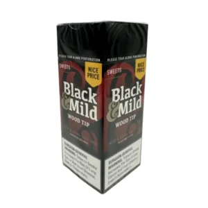 Black  Mild Sweet Wood Tip Nice Price Cigars  25 Count Box  Cigardepotus