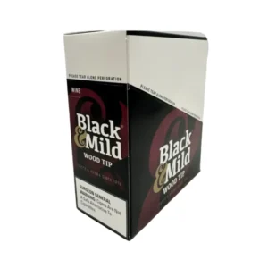 Black & Mild Wood Tip Cigars – 50 Count (10 × 5-Packs) - Wine