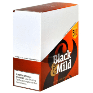 Black & Mild Tip Jazz Cigars – 10 Packs of 5