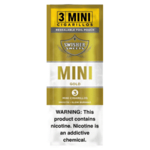 Swisher Sweets Mini Cigarillos – 3 Pack - Gold