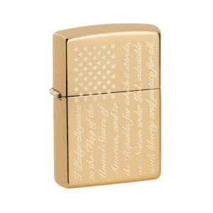 Zippo Pledge of Allegiance Lighter