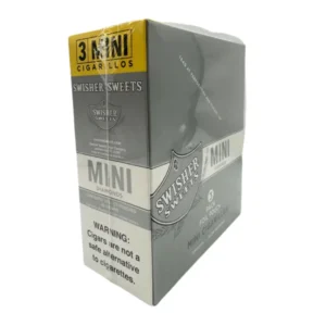 Swisher Sweets Mini Cigarillos Box of 45 (15 Pouches × 3 Mini Cigarillos) - Diamond