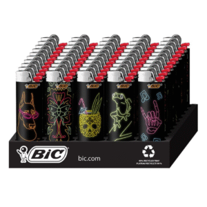 BIC Lighters – Limited Edition Tray of 50 - Neon