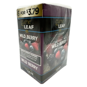 Game Leaf Cigarillos 5 for $3.79 - Wild Berry