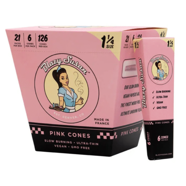 Blazy Susan Pink Cones 1 1/4 Size – 6 Pack