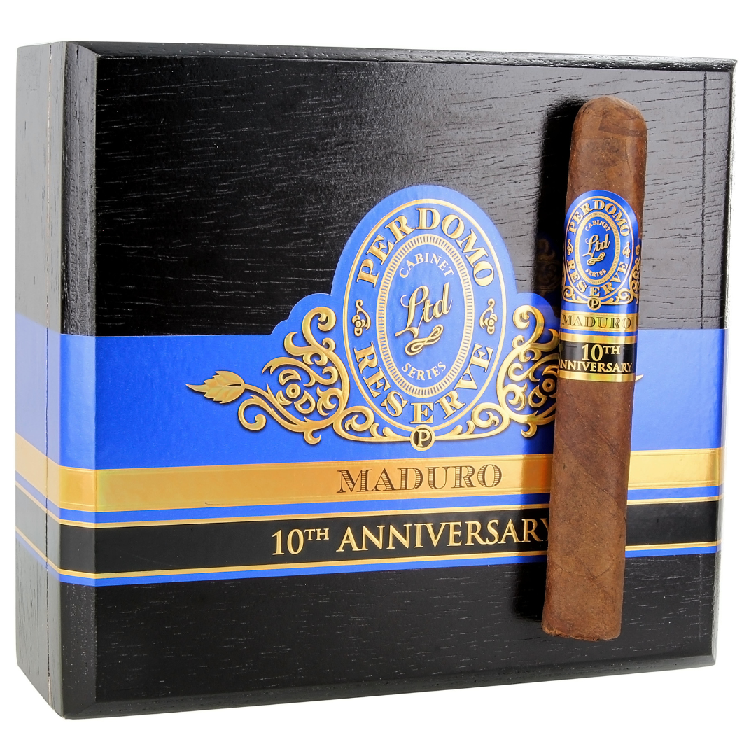 Perdomo Reserve 10th Anniversary Maduro Epicure 6 54 Cigardepotus Perdomo Reserve 10th Maduro Epicure 6 × 54 Box of 25 Cigardepotus