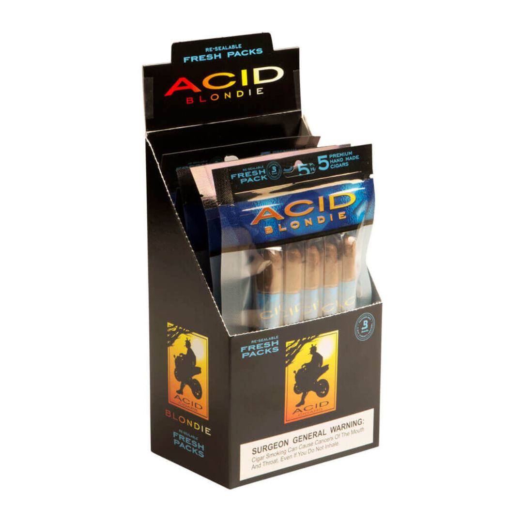 Acid Blondie Fresh Seal Packs 4 × 38 Cigardepotus Acid Blondie Fresh Seal Packs 4 × 38 Pack of 5 or 10 Cigardepotus