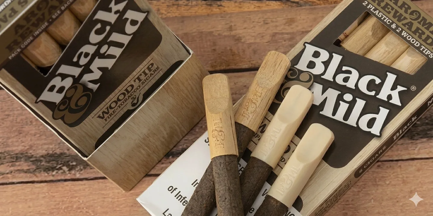 is black and mild tobacco Black & Mild Wood Tip vs Plastic Tip: What's the Difference?